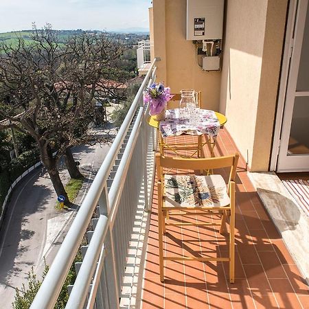 Apartamento S300 - Sirolo, Trilocale Vicino Al Centro Con Vista Mare Exterior foto
